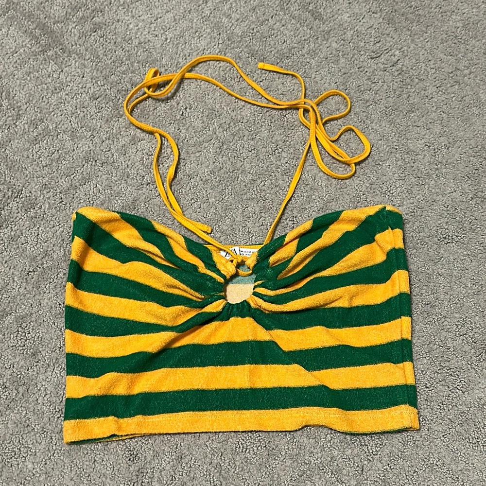 Zara Terrycloth Tube Top